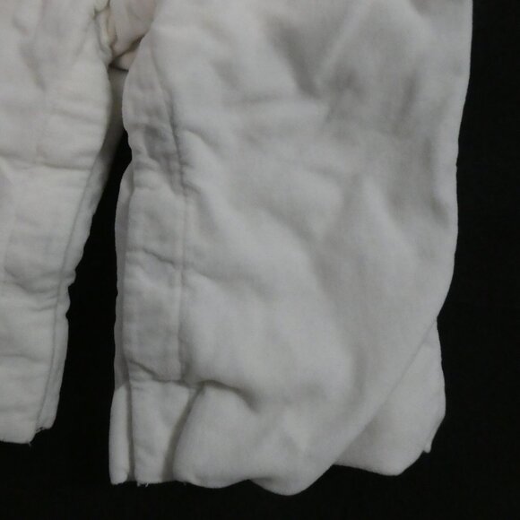 Y2K - BABY GAP - Infant | 6-12 months | White Velour Tear Away Pants - Picture 7 of 12